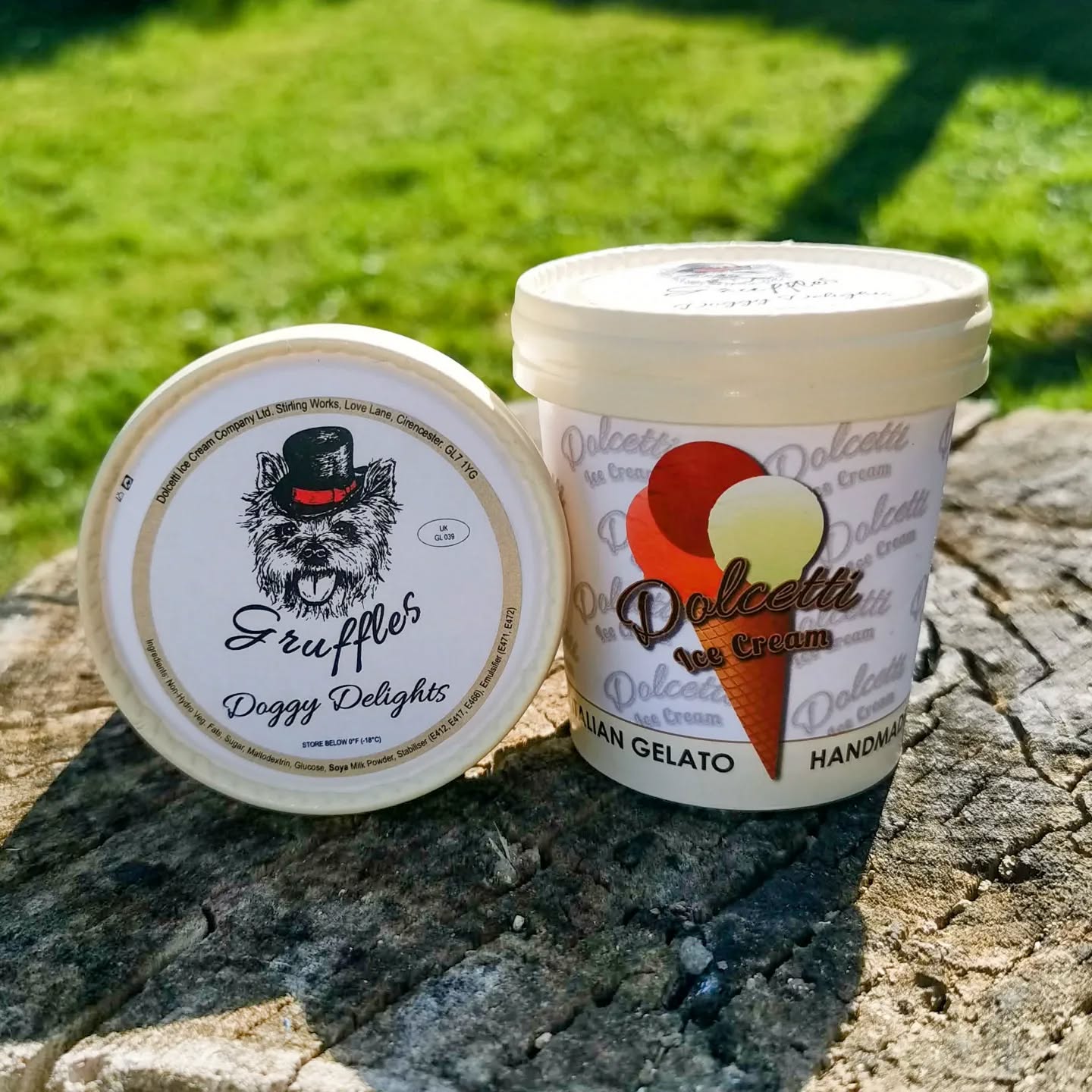 Gruffles Dolcetti dog ice cream at Magic Beans Cafe